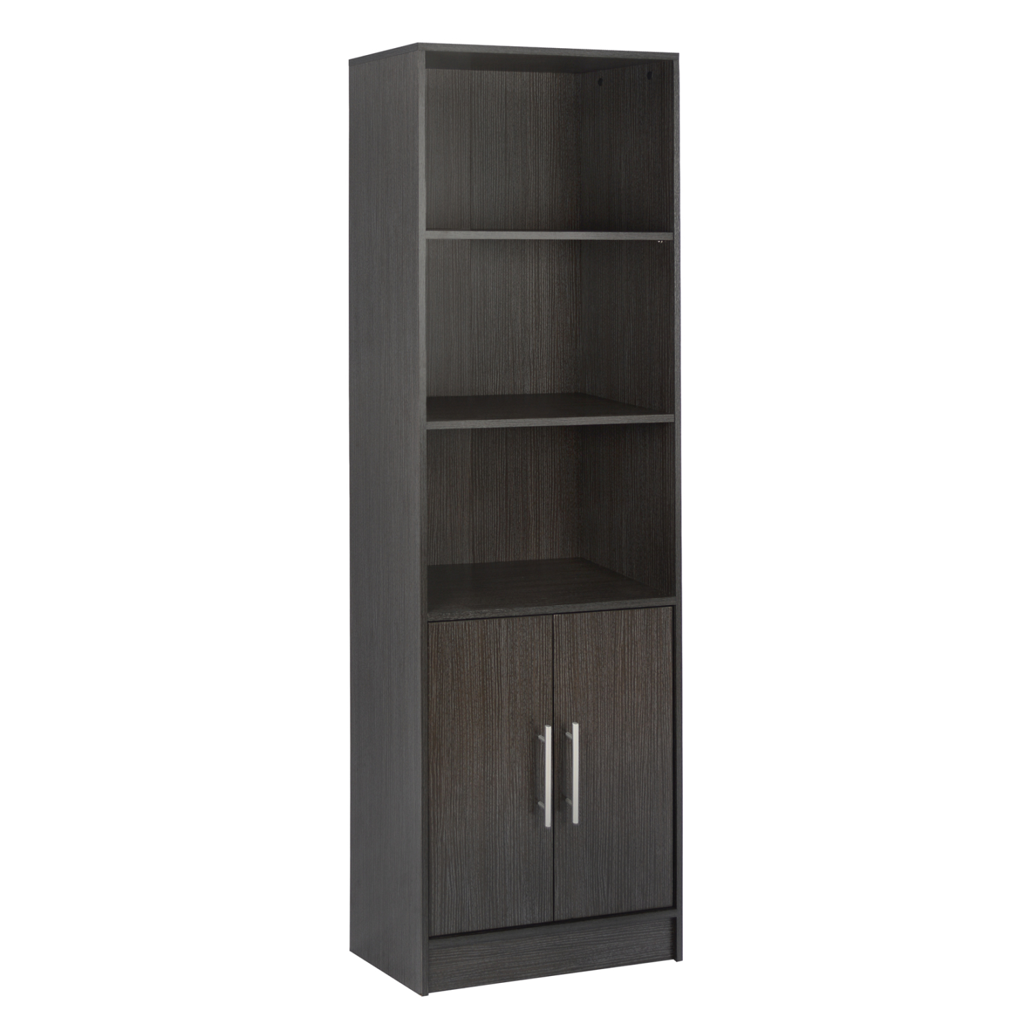 HM2027.01 ΒΙΒΛΙΟΘΗΚΗ ΜΕΛΑΜΙΝΗΣ ENSLEY HM2027.01 ZEBRANO 60X30X180 εκ. - Image 1
