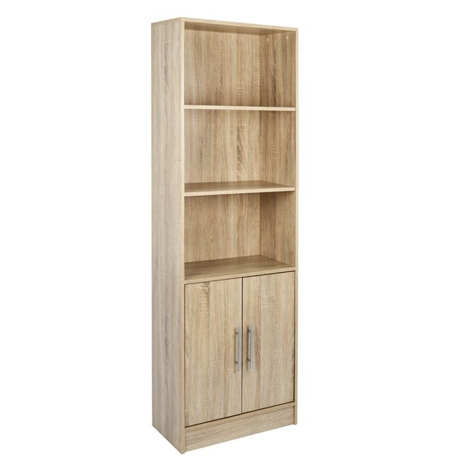 HM2027.02 ΒΙΒΛΙΟΘΗΚΗ ΜΕΛΑΜΙΝΗΣ ENSLEY HM2027.02 SONAMA 60X30X180 εκ. - Image 1