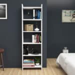 ΒΙΒΛΙΟΘΗΚΗ CLASSIKER HM9226.11 ΜΕΛΑΜΙΝΗΣ ΛΕΥΚH 48,5x22x160Υεκ. - Image 3