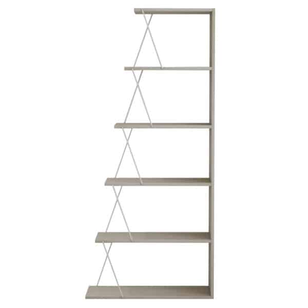 ΒΙΒΛΙΟΘΗΚΗ ΜΕΛΑΜΙΝΗΣ MINI TARS SONOMA ΛΕΥΚΟ HM2241.11 65x22-24x146Υεκ. - Image 3