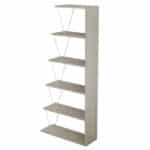 ΒΙΒΛΙΟΘΗΚΗ ΜΕΛΑΜΙΝΗΣ MINI TARS SONOMA ΛΕΥΚΟ HM2241.11 65x22-24x146Υεκ. - Image 4