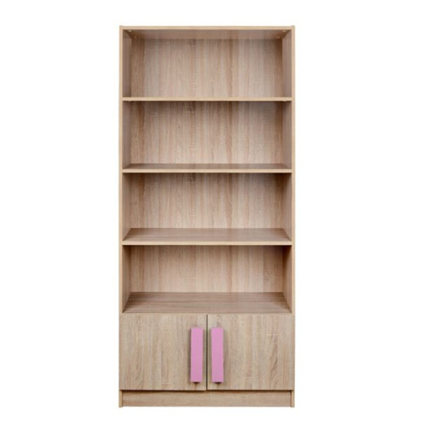ΒΙΒΛΙΟΘΗΚΗ PLAYROOM SONAMA-ΡΟΖ HM10146.03 80X35X180εκ. - Image 2