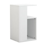 ΒΟΗΘΗΤΙΚΟ ΤΡΑΠΕΖΙ DAWN ΜΕΛΑΜΙΝΗΣ ΛΕΥΚΟ 35X29,5X60Yεκ.HM8880.11 - Image 4