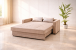 Διθέσιος Καναπές-κρεβάτι Dafne , Νο 06-003, Μπέζ , All4home - Image 2