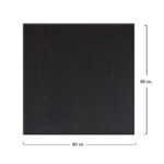 ΕΠΙΦΑΝΕΙΑ ΤΡΑΠΕΖΙΟΥ WERZALIT 80Χ80Χ3.5εκ. ΣΕ WENGE ΧΡΩΜΑ HM5231.03 - Image 2
