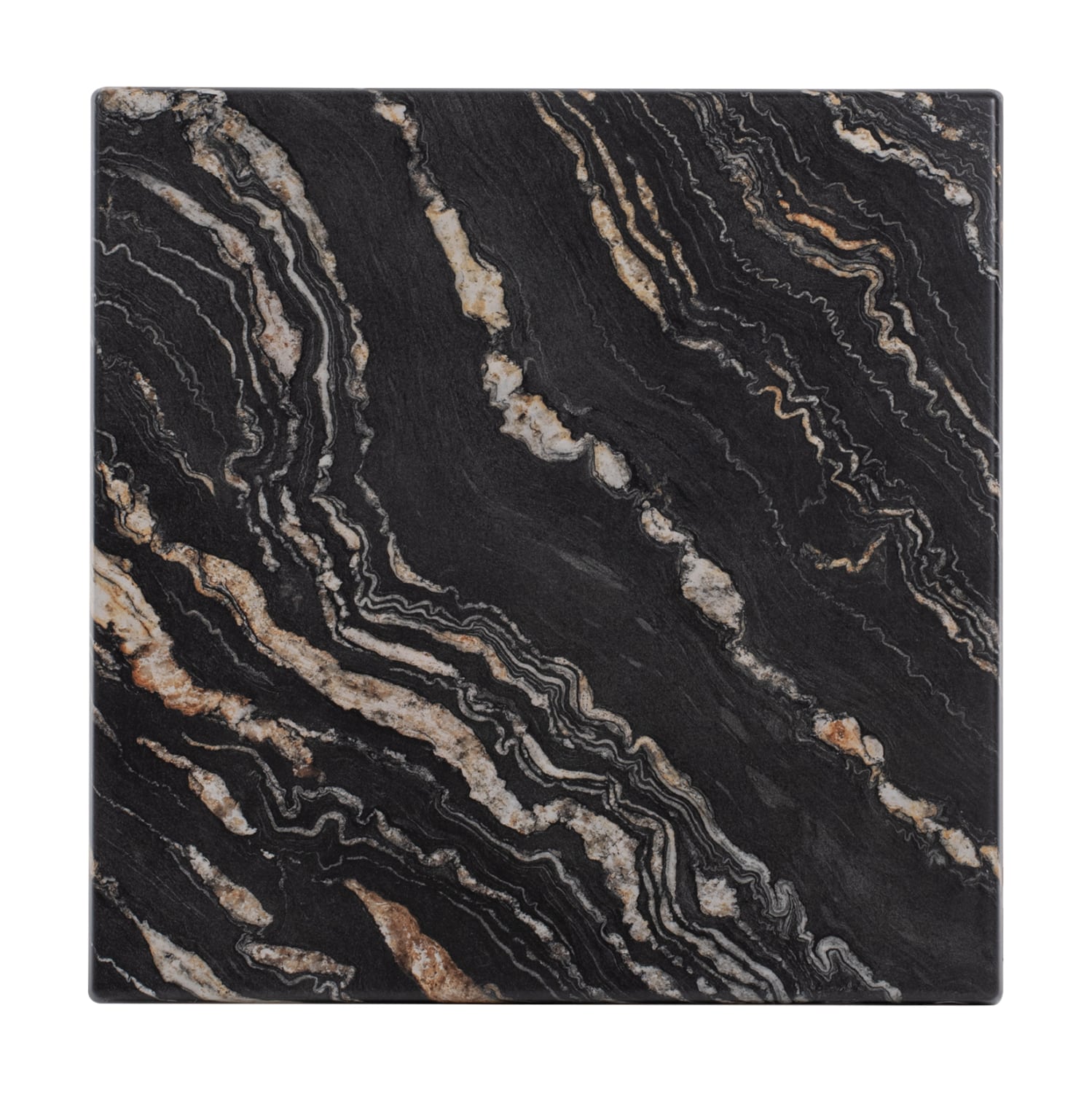 HM5229.15 ΕΠΙΦΑΝΕΙΑ ΤΡΑΠΕΖΙΟΥ WERZALIT 60Χ60Χ3.5εκ. BLACK GOLD MARBLE HM5229.15 - Image 1
