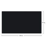 ΕΠΙΦΑΝΕΙΑ ΤΡΑΠΕΖΙΟΥ COMPACT HPL 120X70 εκ. ΜΑΥΡΗ HM5163.03 - Image 2