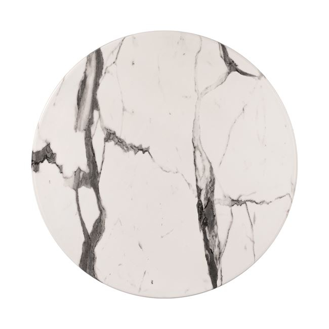 HM5228.11 ΕΠΙΦΑΝΕΙΑ ΤΡΑΠΕΖΙΟΥ Φ70Χ2.5εκ. WERZALIT MARBLE WHITE-GREY 5657 HM5228.11 - Image 1