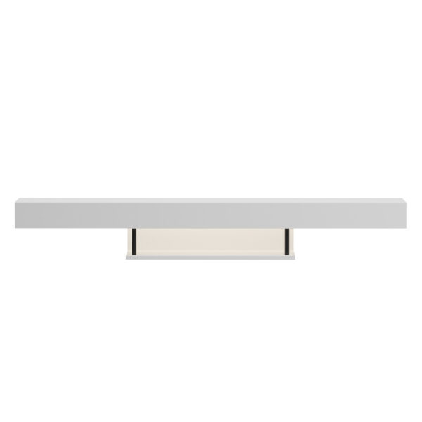 ΕΠΙΠΛΟ ΤΗΛΕΟΡΑΣΗΣ ΤΟΙΧΟΥ ME LED SAVOR HM18381.02 ΜΕΛΑΜΙΝΗ ΛΕΥΚΗ 150x29,5x22Υεκ - Image 3
