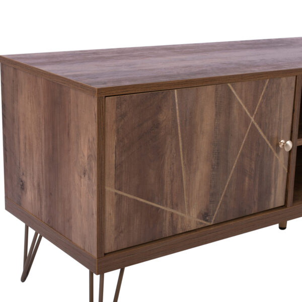 ΕΠΙΠΛΟ TV KAITLYN HM8652 ΚΑΡΥΔΙ ΜΕ ΧΡΥΣΟ 150x39,5x51,5Y εκ. - Image 5