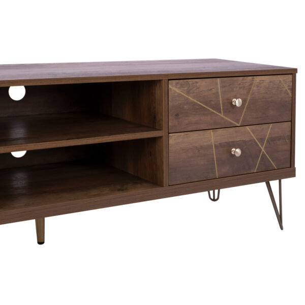 ΕΠΙΠΛΟ TV KAITLYN HM8652 ΚΑΡΥΔΙ ΜΕ ΧΡΥΣΟ 150x39,5x51,5Y εκ. - Image 6