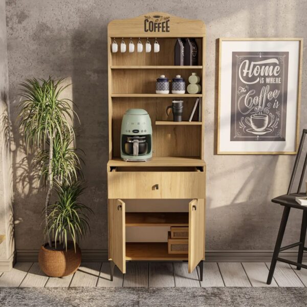 Έπιπλο Coffe Bar, Siesta 5202, 176x35x69 ,All4home - Image 4