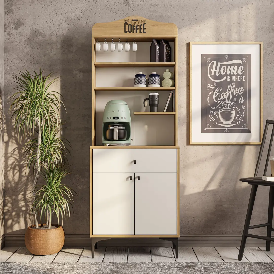 Έπιπλο Coffe Bar Έπιπλο Coffe Bar, Siesta 5204, 176x35x69 ,All4home - Image 1