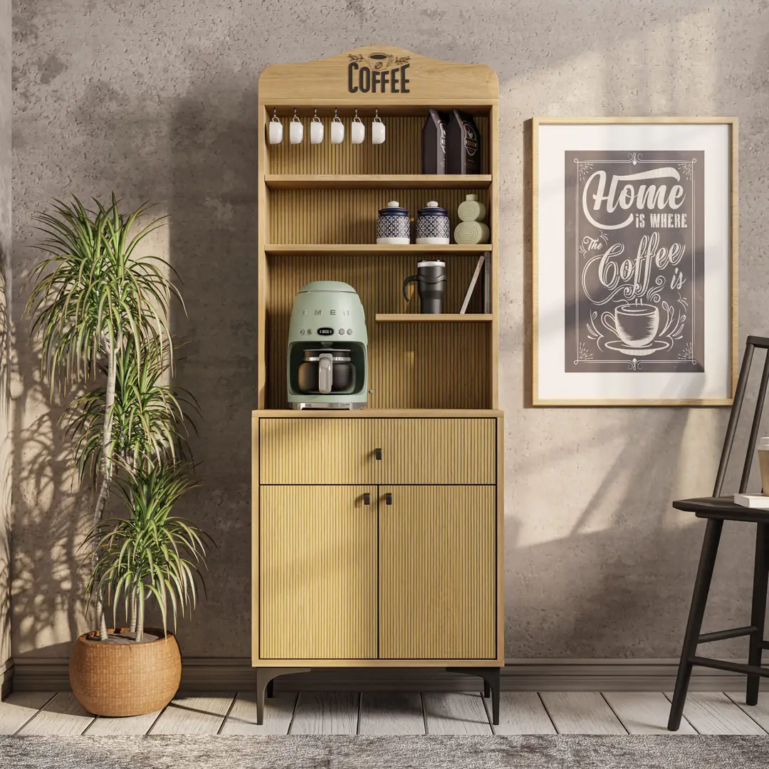 Έπιπλο Coffe Bar Έπιπλο Coffe Bar, Siesta 5206, 176x35x69 ,All4home - Image 1