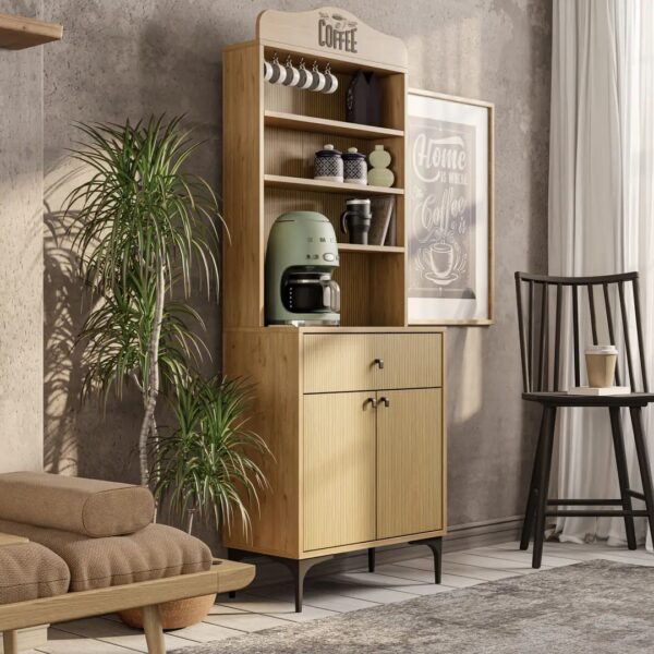 Έπιπλο Coffe Bar, Siesta 5206, 176x35x69 ,All4home - Image 3