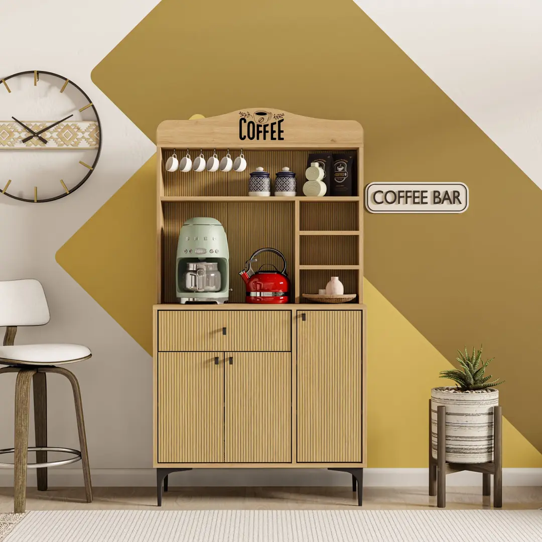 Έπιπλο Coffe Bar Έπιπλο Coffe Bar, Siesta 5226, 156x35x90 ,All4home - Image 1