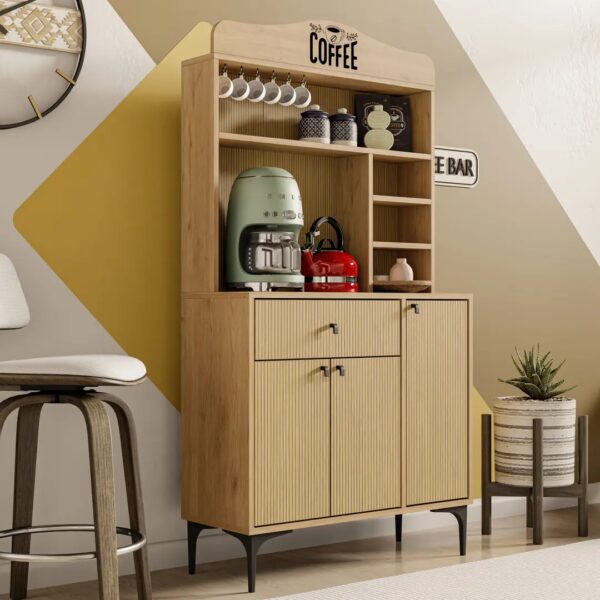 Έπιπλο Coffe Bar, Siesta 5226, 156x35x90 ,All4home - Image 3