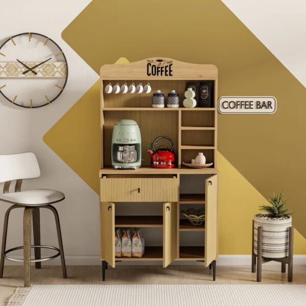 Έπιπλο Coffe Bar, Siesta 5226, 156x35x90 ,All4home - Image 4