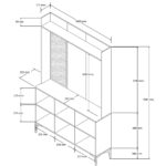 Έπιπλο Εισόδου Inca 5100, 105x35x198 εκ.,All4home - Image 4