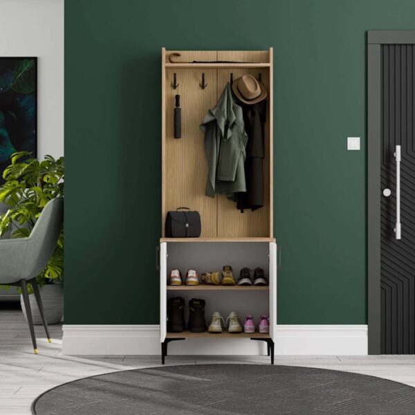 Έπιπλο Εισόδου Royal 5002, 70x35x196 εκ.,All4home - Image 3