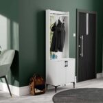Έπιπλο Εισόδου Royal 5020,με Αριστερό Καθρέφτη 70x35x196 εκ.,All4home - Image 2