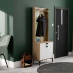 Έπιπλο Εισόδου Royal 5022,με Αριστερό Καθρέφτη 70x35x196 εκ.,All4home - Image 4