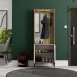 Έπιπλο Εισόδου Royal 5022,με Αριστερό Καθρέφτη 70x35x196 εκ.,All4home - Image 3