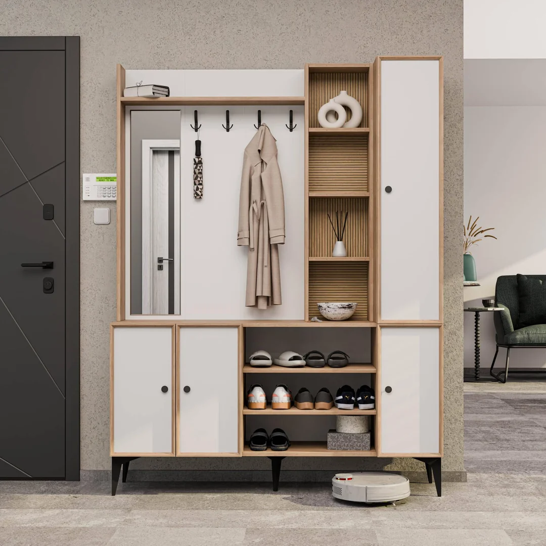 Έπιπλο Εισόδου Verona 5052 Έπιπλο Εισόδου Verona 5052,150x35x198 εκ.,All4home - Image 1