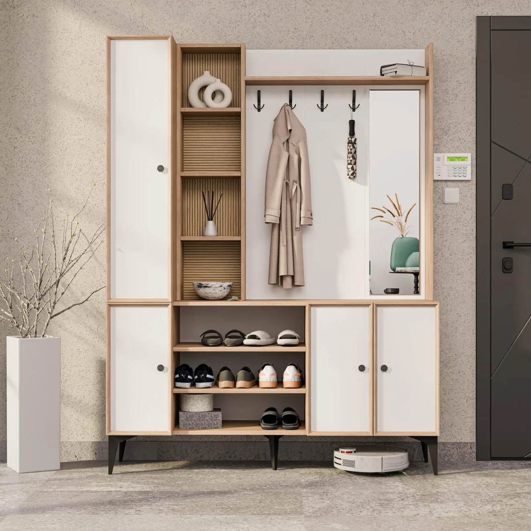 Έπιπλο Εισόδου Verona 5053 Έπιπλο Εισόδου Verona 5053,150x35x198 εκ.,All4home - Image 1