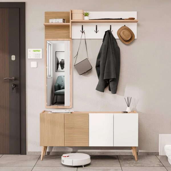 Έπιπλο Εισόδου Theo 5060,119,20x35x58 εκ.,All4home - Image 2