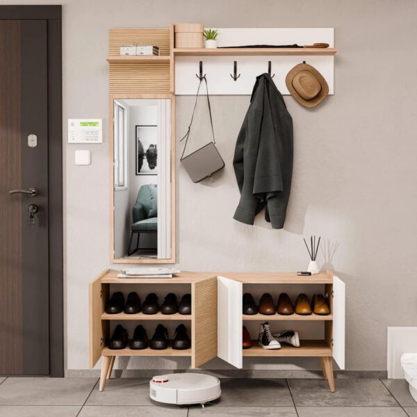 Έπιπλο Εισόδου Theo 5060,119,20x35x58 εκ.,All4home - Image 3