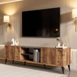 Έπιπλο Τηλεόρασης ,1330 Elegante Μ180xΠ34xΥ52 εκ., All4home