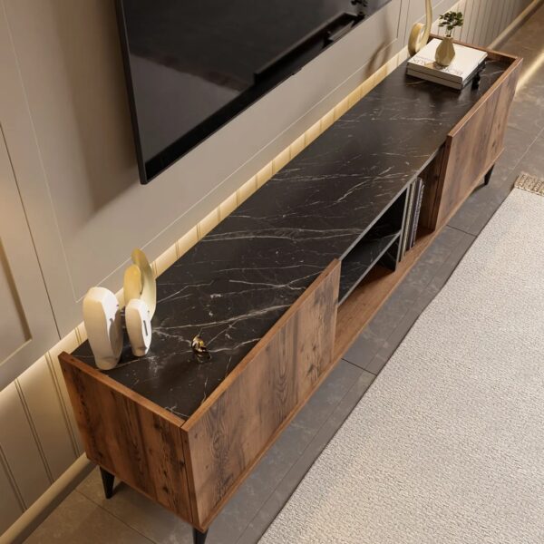 Έπιπλο Τηλεόρασης ,1330 Elegante Μ180xΠ34xΥ52 εκ., All4home - Image 3