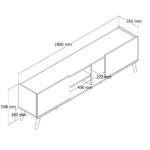 Έπιπλο Τηλεόρασης ,1350 Lotus Μ180xΠ35xΥ54,8 εκ., All4home - Image 5