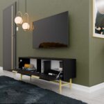 Έπιπλο Τηλεόρασης 4030 Nero, Μ138xΠ29.5xΥ50εκ., All4home - Image 3
