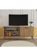 Έπιπλο Τηλεόρασης με ράφι,Everest 1572 Μ138xΠ29,5xΥ60 εκ., All4home - Image 2