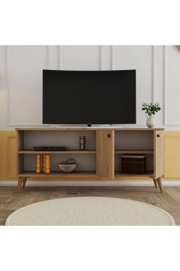 Έπιπλο Τηλεόρασης με ράφι,Everest 1572 Μ138xΠ29,5xΥ60 εκ., All4home - Image 3
