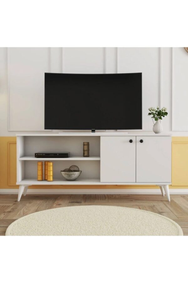 Έπιπλο Τηλεόρασης με ράφι,Everest 1574 Μ138xΠ29,5xΥ60 εκ., All4home - Image 3