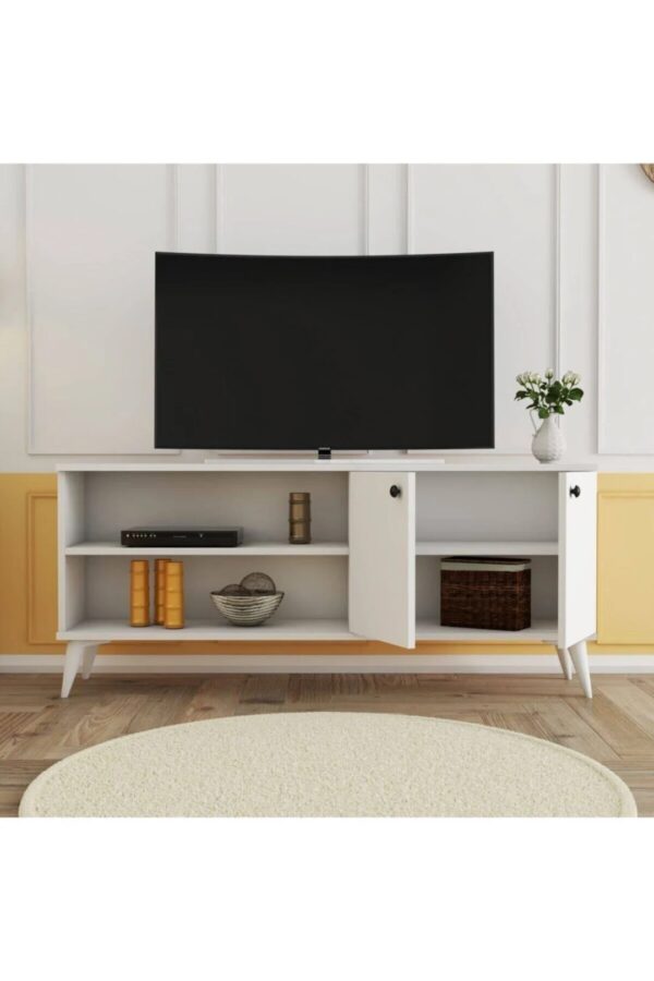 Έπιπλο Τηλεόρασης με ράφι,Everest 1574 Μ138xΠ29,5xΥ60 εκ., All4home - Image 2