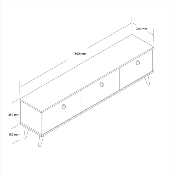 Έπιπλο Τηλεόρασης ,Lexus 1370 Μ180xΠ35xΥ53 εκ., All4home - Image 4