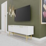 Έπιπλο Τηλεόρασης 4032 Nero, Μ138xΠ29.5xΥ50εκ., All4home