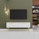Έπιπλο Τηλεόρασης 4032 Nero, Μ138xΠ29.5xΥ50εκ., All4home - Image 3