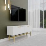 Έπιπλο Τηλεόρασης 4032 Nero, Μ138xΠ29.5xΥ50εκ., All4home - Image 5