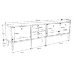 Έπιπλο Τηλεόρασης ,Vision 1364 Sepet-Yunus Μ180xΠ35xΥ50,5 εκ., All4home - Image 6