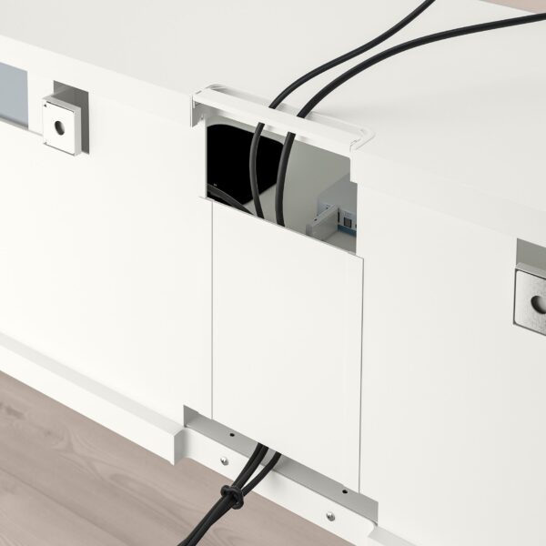 Έπιπλο Τηλεόρασης με πόρτες, 1220 DORE λευκό Μ150xΠ31,8xΥ29,6εκ., All4home - Image 6