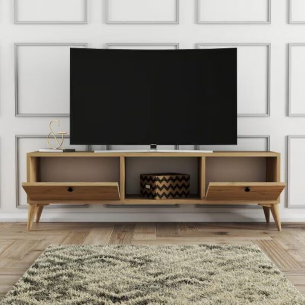 Έπιπλο Τηλεόρασης 1216 SERENAT μπεζ Μ 138xΠ29.5xΥ42.6εκ., All4home - Image 3