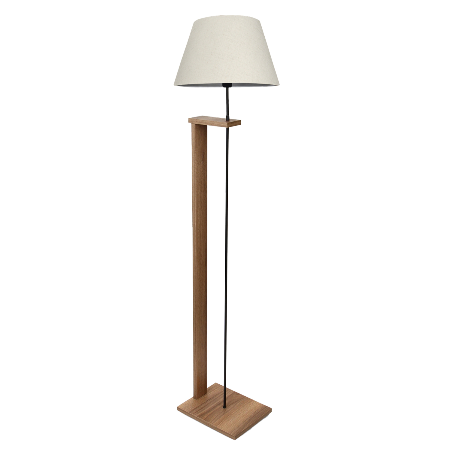 HM7609.01 ΦΩΤΙΣΤΙΚΟ ΔΑΠΕΔΟΥ MDF ΚΑΡΥΔΙ ΜΕ ΕΚΡΟΥ HM7609.01 Φ38x150 εκ. - Image 1