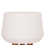 ΓΛΑΣΤΡΑ ΕΣΩΤ.ΧΩΡΟΥ QUAN HM4680.02L FIBER CEMENT ΛΕΥΚΟ--ΒΑΣΗ TEAK Φ38x62Υεκ - Image 4