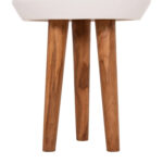 ΓΛΑΣΤΡΑ ΕΣΩΤ.ΧΩΡΟΥ QUAN HM4680.02L FIBER CEMENT ΛΕΥΚΟ--ΒΑΣΗ TEAK Φ38x62Υεκ - Image 5