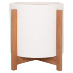 ΓΛΑΣΤΡΑ ΕΣΩΤ.ΧΩΡΟΥ HOFF HM4682.02M FIBER CEMENT ΛΕΥΚΟ-TEAK ΒΑΣΗ Φ40x39Υεκ - Image 3